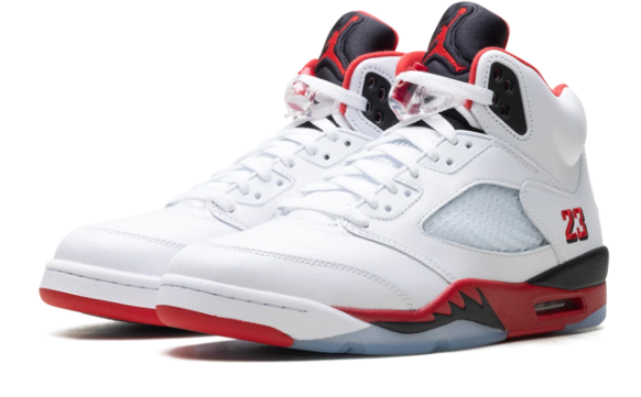 Air Jordan 5 'Fire Red / Black Tongue'