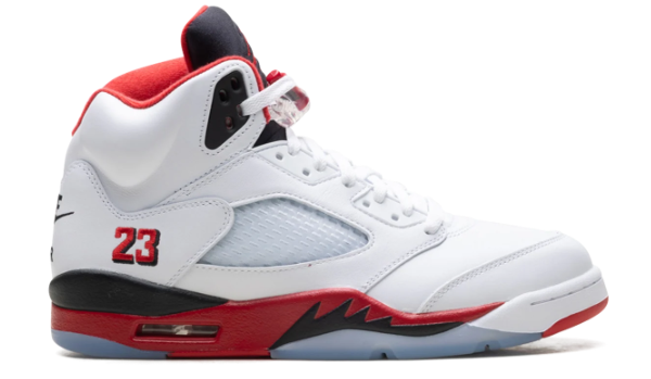 Air Jordan 5 'Fire Red / Black Tongue'